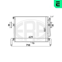 ERA 667121 Kondensator F. Klimaanlage