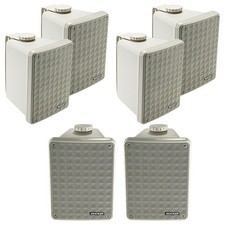 Kicker KB6 6.5" 150W Full-Range Indoor/Outdoor Gray Audio Speakers Qty 6