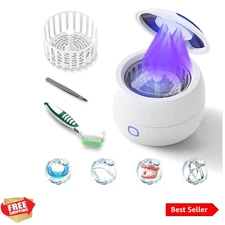 Upgraded Ultrasonic Retainer Cleaner, 45kHz Retainer Cleaner Machine for Dent...