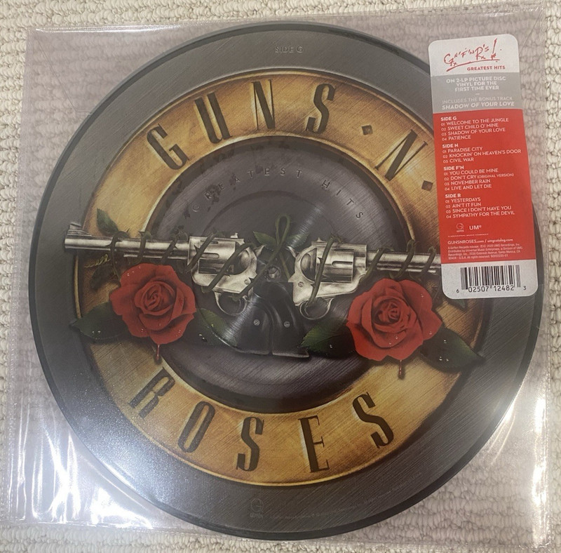 GUNS N' ROSES Greatest Hits Picture Disc 2LP BRAND NEW & SEALED Axl Slash GNR