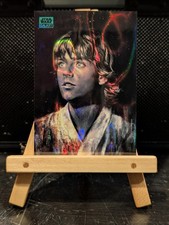 2024 Topps Chrome Star Wars Galaxy Luke Skywalker Aqua Lava Refractor /175