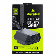 TACTACAM Defend Waterproof LTE Cellular Security Black Camera with Low Glow IR