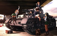 Girls Und Panzer School Anime Playmat Desk Mat TCG Card Game Mouse Pad 24x14in