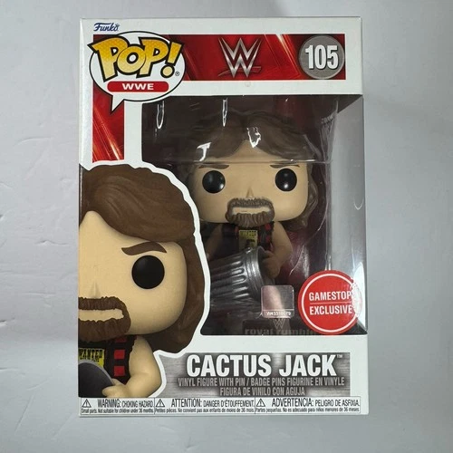 Funko Pop!  WWE  Cactus Jack  #105 GameStop Exclusive Vinyl Figure  Mike Foley