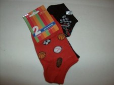 Two Pair Boys Ankle Sport Socks