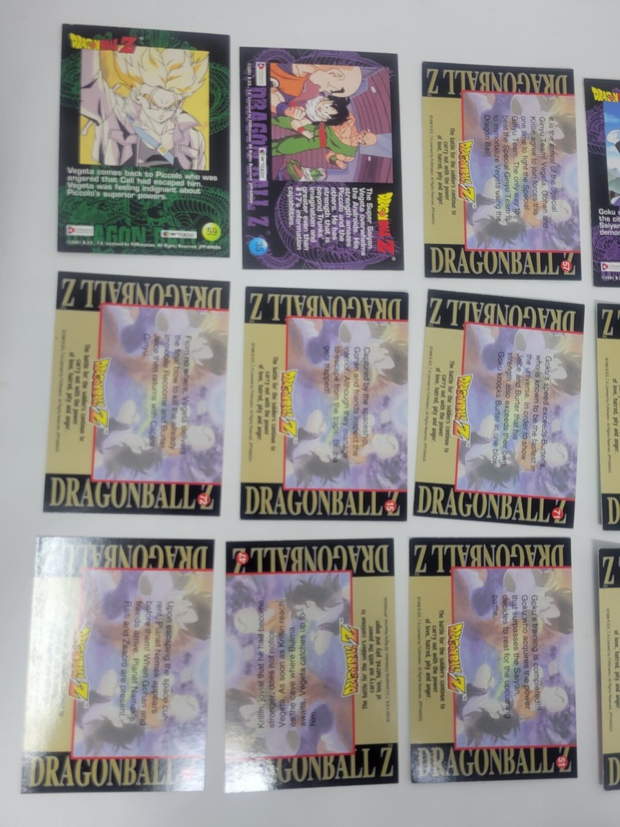 Dragon Ball Z 1998/2001 Lot of 18 Trading Cards - FUNimation Dragon Ball Z 1998/2001 Lot of 18 Trading Cards - FUNimation