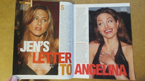 InTouch Magazine Angelina Jolie Will Estes Blue Bloods Guess Print Ad OUTSIDERS - 第 4/7 張圖片