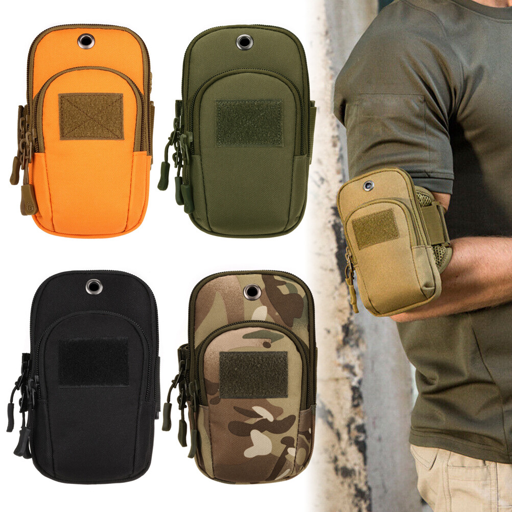 Cell Phone Armband Running Phone Holder Sports Arm Band Strap Gym Pouch Key Bag