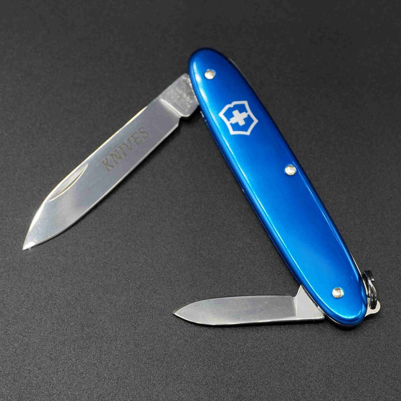 Victorinox Alox 84mm Excelsior Blue Swiss Army Knife NEW in Pouch DISCONTINUED