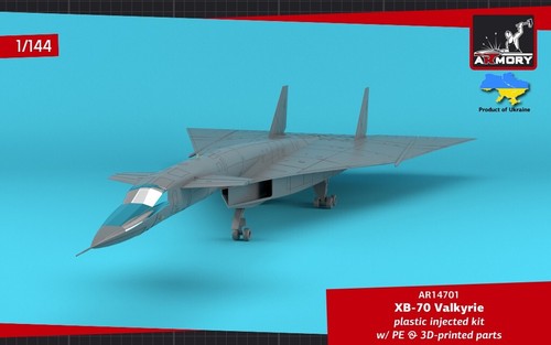 XB-70 Valkyrie US Supersónico Bombardero Estratégico Armería Modelos AR14701 Escala 1:144 - Imagen 16 de 19