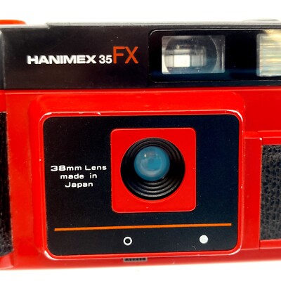 Hanimex 35FX 35mm Compact Red and Black Camera Lomography 1980's