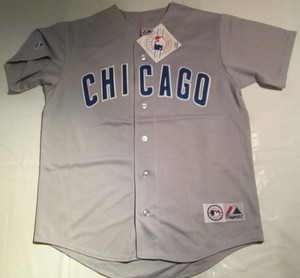chicago cubs replica road jersey
