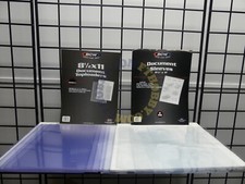 5 BCW 8.5X11 Photo Document Toploaders Hard Sleeves and 5 Soft Document Sleeves