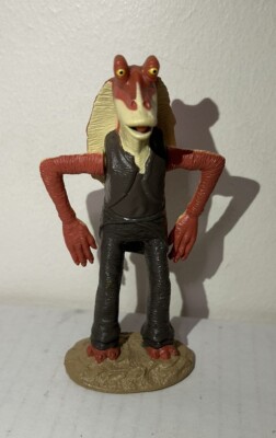 2002 Jar Jar Binks Star Wars Applause The Phantom Menace Figure w/ Moving Arms