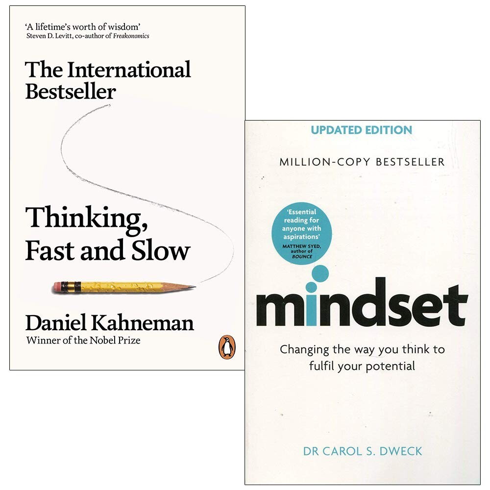 Thinking, Fast and Slow & Mindset - Updated Edition 2 Books Collection Set NEW - Image 2
