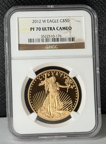 2012 W $50 Gold Eagle NGC PF 70 Ultra Cameo