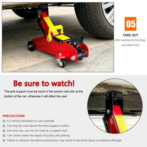 Heavy Duty 2 Ton Hydraulic Floor Trolley Jack Tonne Lifting Car Van SUV Garage - Picture 7 of 11