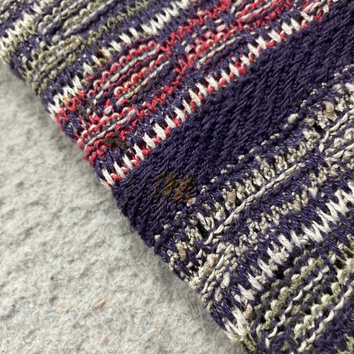 Vintage St. Criox Knits 90s Style Multicolor Vertical Stripe XL Sweater USA Made - Picture 12 of 13