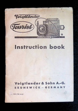 Original Camera Instructions/Manual: Voigtlander Tourist