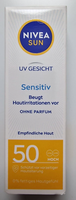 Nivea Sun Uv Gesicht Sensitiv Sonnenschutz Lsf 50 Empfindliche Haut Neu Ovp 50Ml