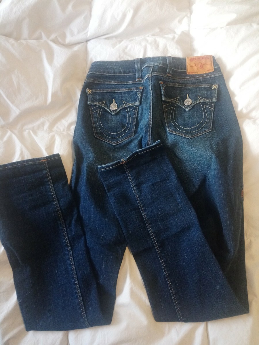 True Religion Women's Jeans BILLY BIG T Size 25 RN#112790 CA True Religion Women's Jeans BILLY BIG T Size 25 RN#112790 CA
