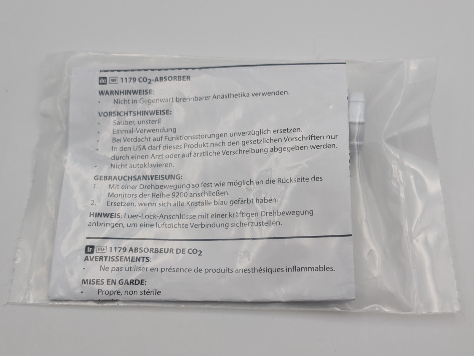 Smiths Medical 1179 - ABSORBER CO2 9004 (New,1Pc)