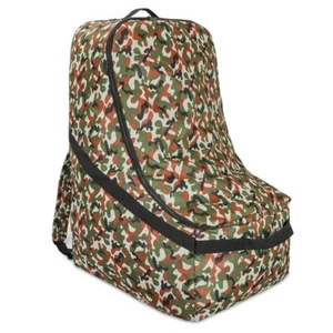 NEW- CS STORE Padded Car Seat Travel Bag Durable Travel Car Seat Backpack Camo