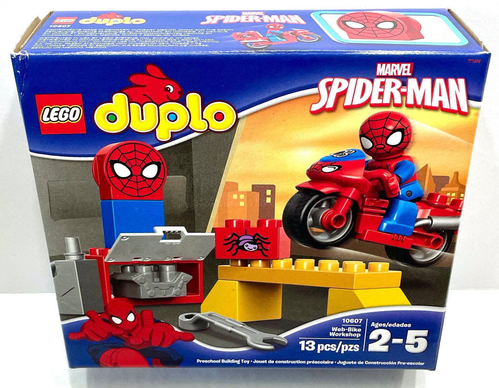 LEGO Duplo Marvel Spider-Man Web-Bike Workshop (10607) (NISB)