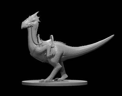Giant Strider Mount  for D&D Dungeons and Dragons Pathfinder DND Mini