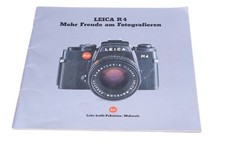   LEICA R, R4 CAMERA AND LENSES ORIGINAL PRODUCT GUIDE BROCHURE GERMAN 123