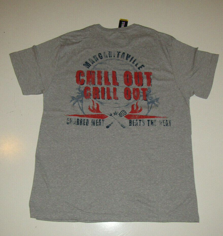 MARGARITAVILLE Pocket Graphic T Shirt Gray Orange Blue M L XL XXL XXXL