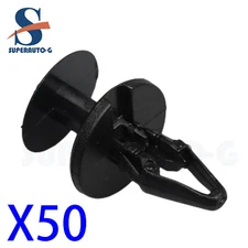 50Pcs Black Push-Type Pin Clips Retainer for 2011-2016 Jeep Grand Cherokee