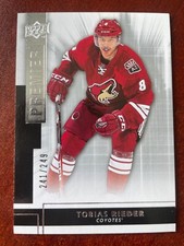 14-15 UPPER DECK PREMIER ROOKIE - TOBIAS RIEDER RC /249 #R6 ARIZONA COYOTES