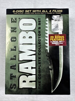 Rambo 4 Film 6 Disc Set NEW SEALED