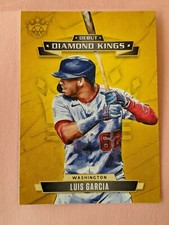 2021 PANINI DIAMOND KINGS BASEBALL DEBUT DIAMOND KINGS-LUIS GARCIA-WASHINGTON