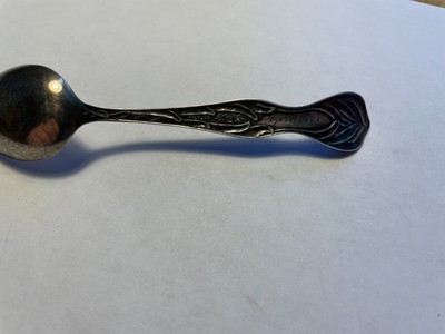 Vtg. Sterling Silver Souvenir Spoon Suspension Bridge Cin. Apr. 16,1906 13 Grams