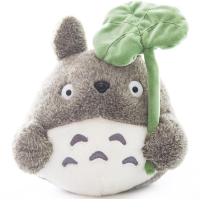 NEU Neighbor Totoro With Leaf Studio Ghibli Plüsch Spielzeug Stofftier Puppe Toy