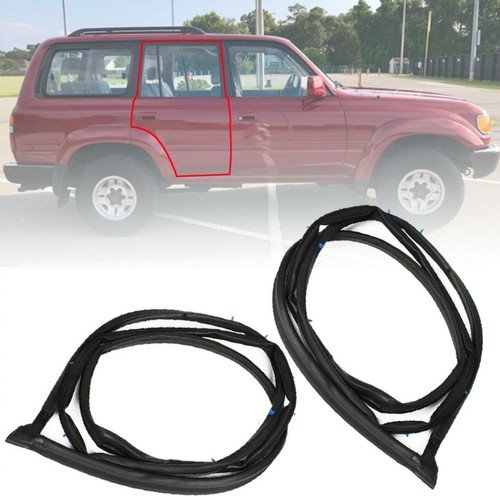 Rear Door Rubber Seal Weatherstrip For 1990-1998 Toyota LandCruiser FJ80 HZJ80 - Picture 4 of 6