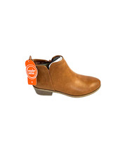 NEW Wonder Nation Brown Chestnut Ankle Booties Girls Size 6 Youth Fast Shipping