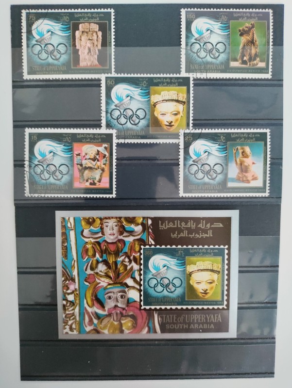 1988 South Arabia Stamps+SS(Olympics),CTO,NH,OG