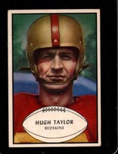 1953 BOWMAN #84 HUGH TAYLOR VGEX REDSKINS *X67588