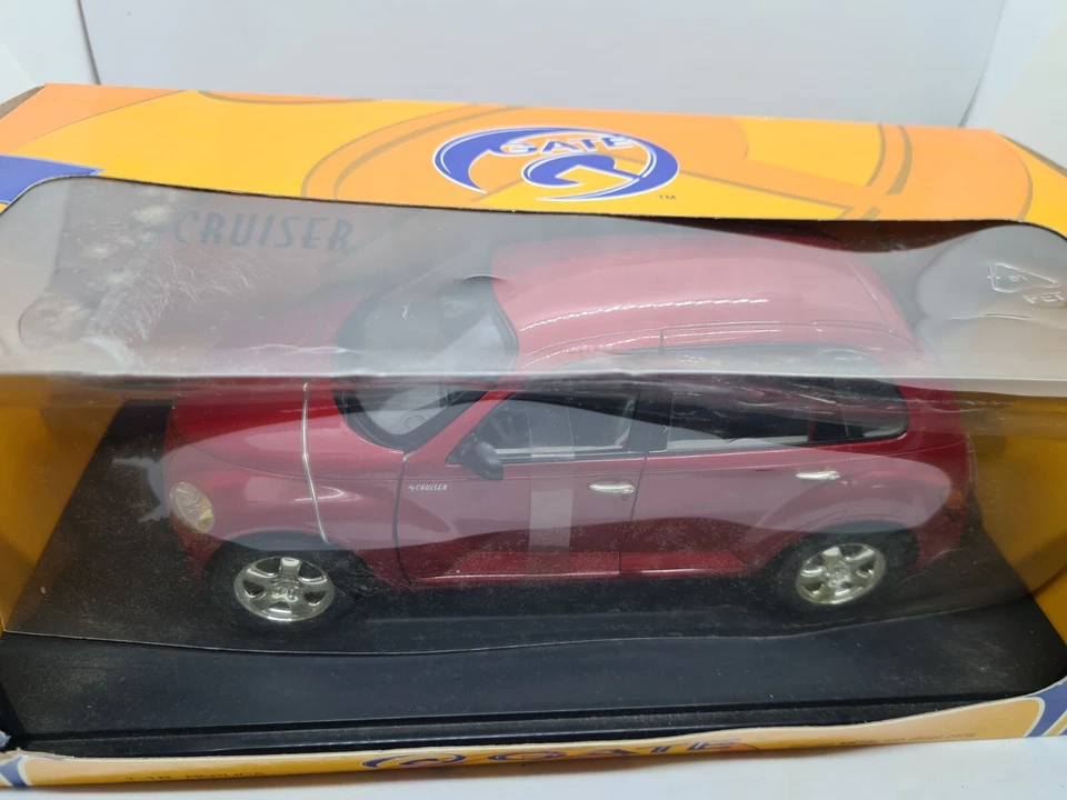 Gate 1:18 Scale Diecast #01092 2001 Chrysler PT Cruiser Red New In Box Vintage  - Image 3 of 4