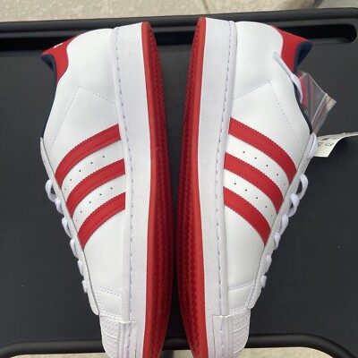 adidas gazelle silver green womens Adidas Originals Superstar (Cloud White/Bright Blue/Red) Men's Shoes ID4673 main image 1