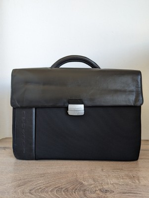 Piquadro Black Briefcase / Computer Bag