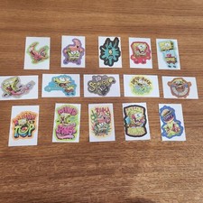 Spongebob Squarepants COMPLETE SET OF 15 Wacky Stickers KRUSTYPANTS Edition
