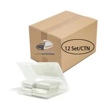 12 Pcs Clay Bar Detailing Auto Car Wash Cleaner - Medium Grade (Pack of 4x70g)