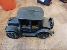 Vintage Cast Iron Art JM 131 Ford Model T Toy Car Made in USA Antique Auto