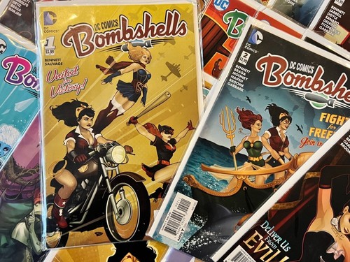 Bombshells Complete Run Issues 1-33 + Anual, todo de alta calidad, embolsado/tablero - Imagen 5 de 10