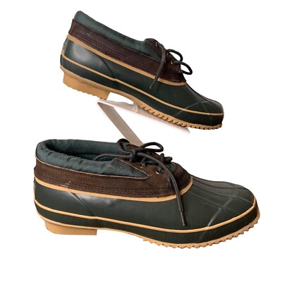 Sport Treds Ankle Boots Mens Size 10 Steel Shank Green Lace Up Outdoors