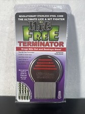 Nit Free Terminator Comb Head Lice Stainless Steel